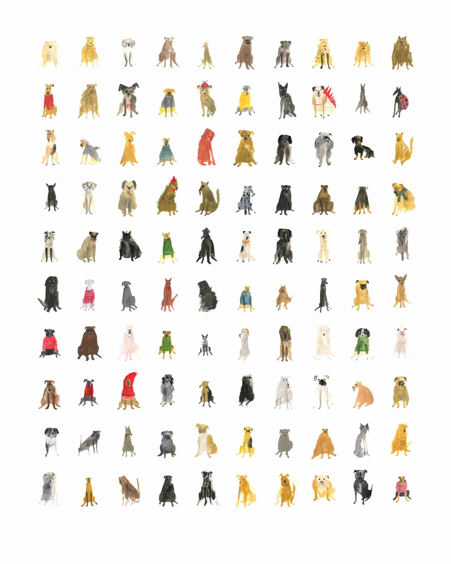 100 HIDEOUS HOUNDS | 8x10 Print