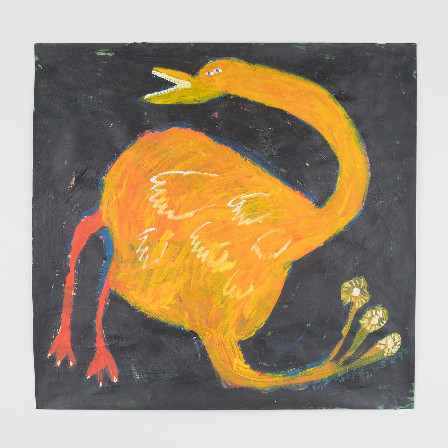 Orange Peacock-Goose