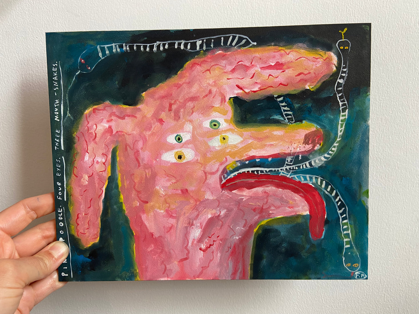 Pink Poodle. Four Eyes. Three Mouth-snakes.