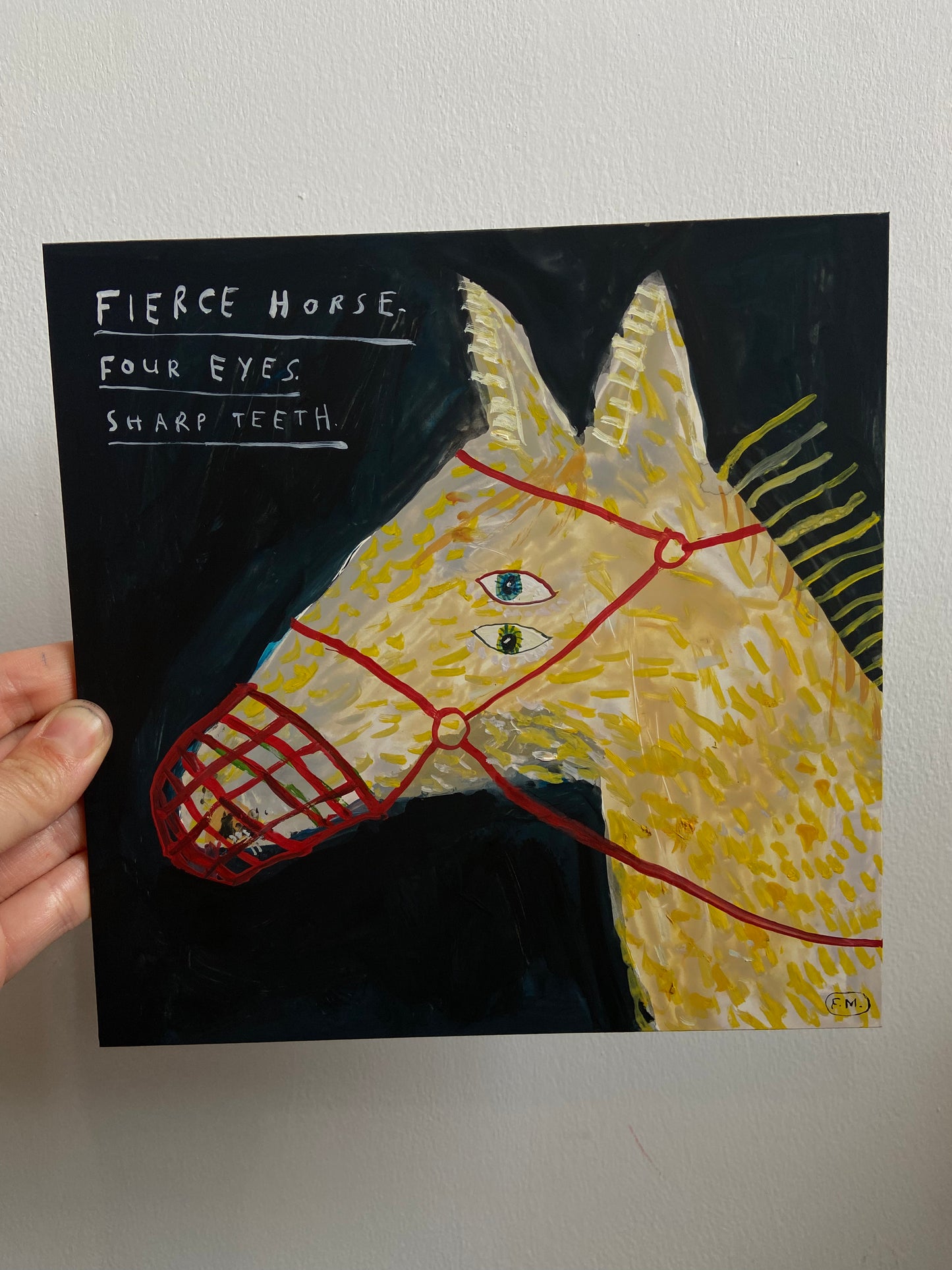 Fierce Horse. Four Eyes. Sharp Teeth.