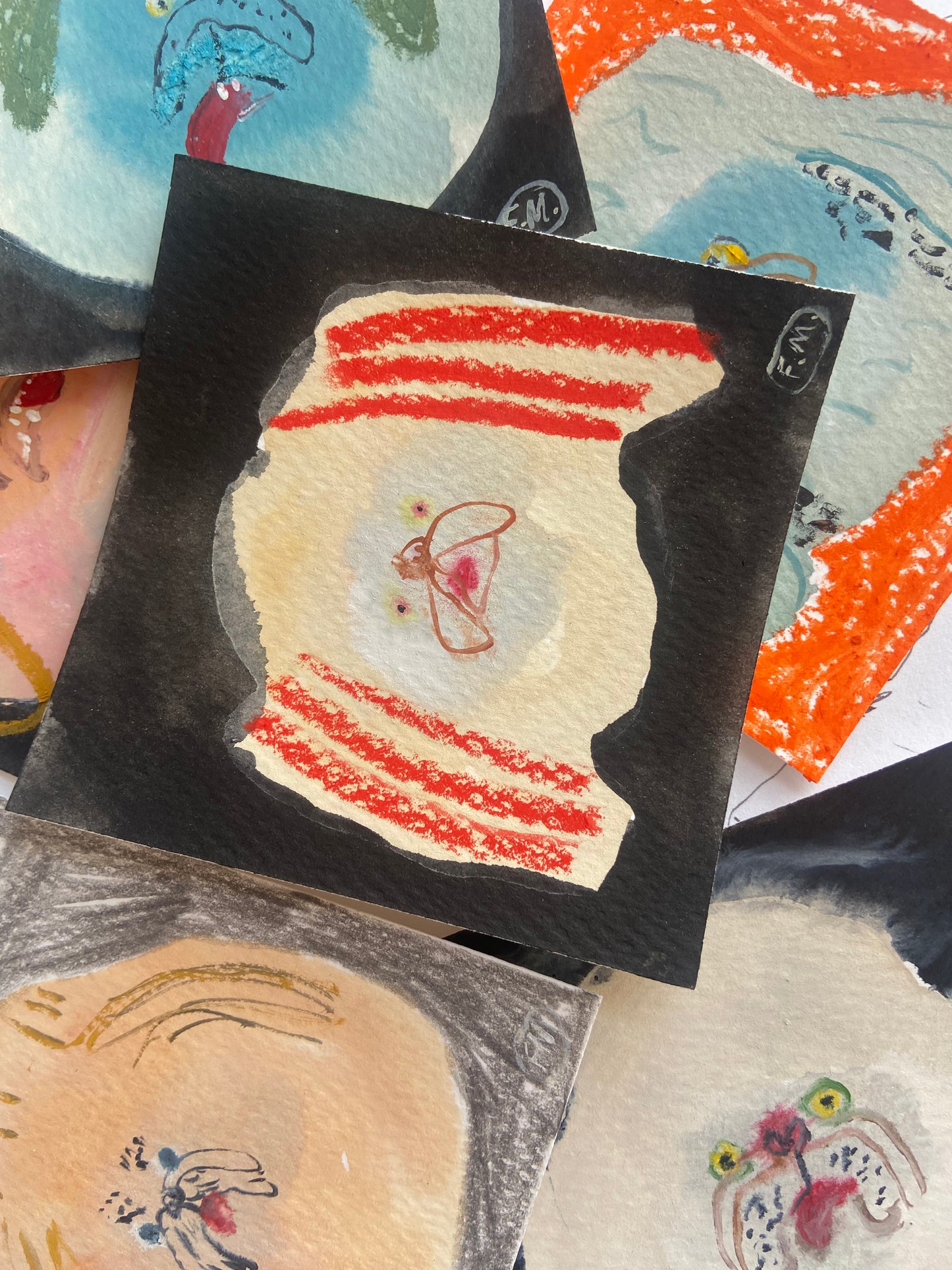 Mystery Wonky Dog Painting - Free Worldwide Shipping