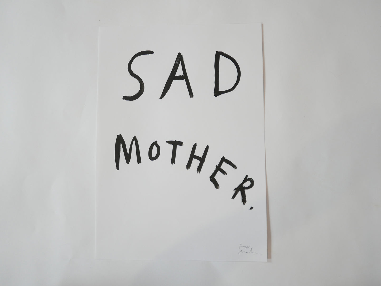 SAD MOTHER