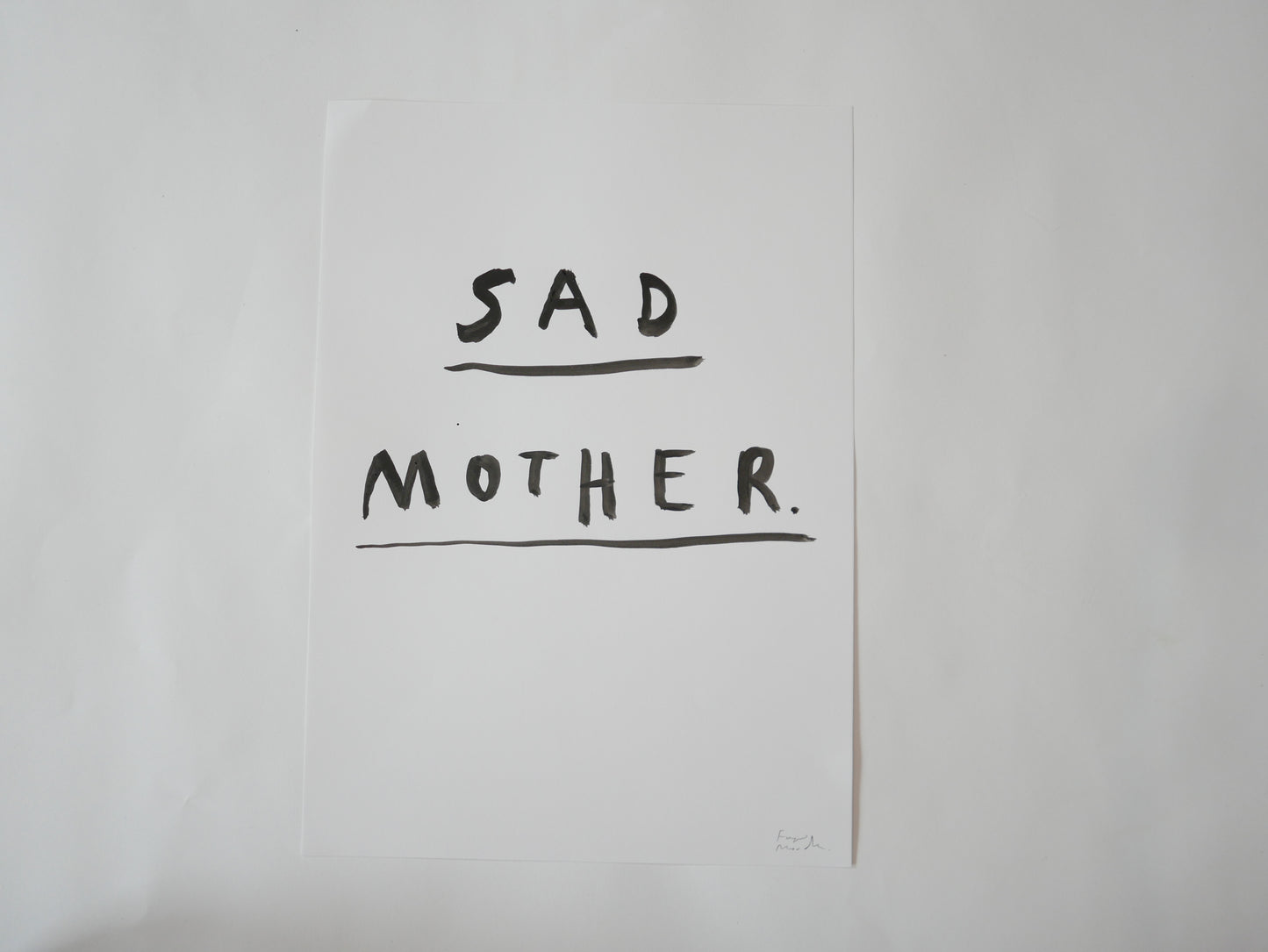 SAD MOTHER
