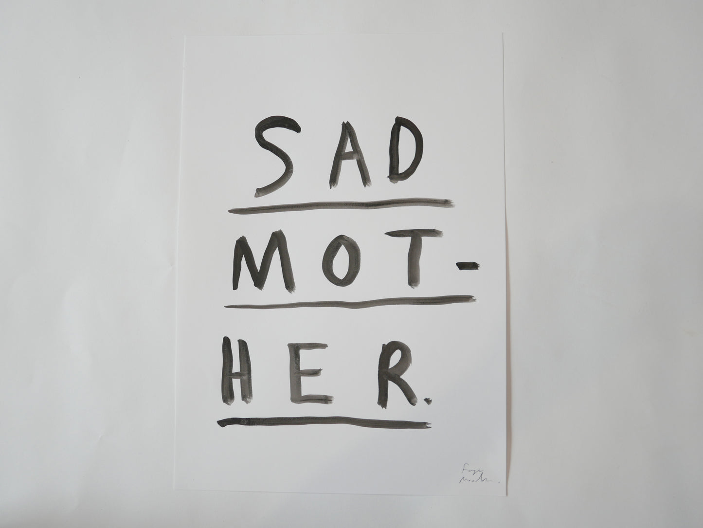SAD MOTHER