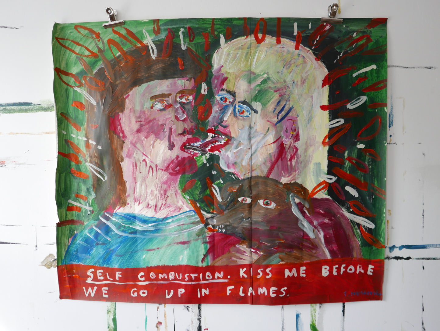 Self Combustion. Kiss me before we go up in flames.