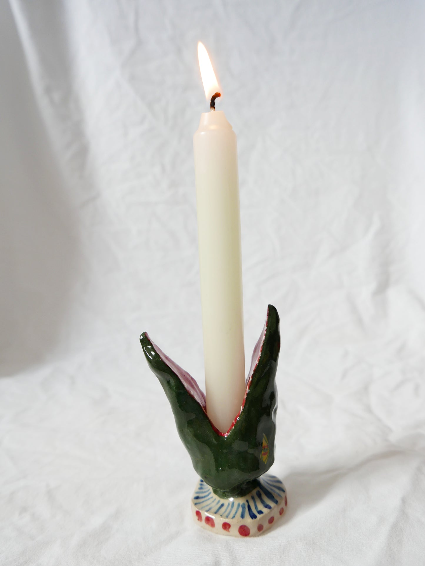 Crocodile Candlestick Holder