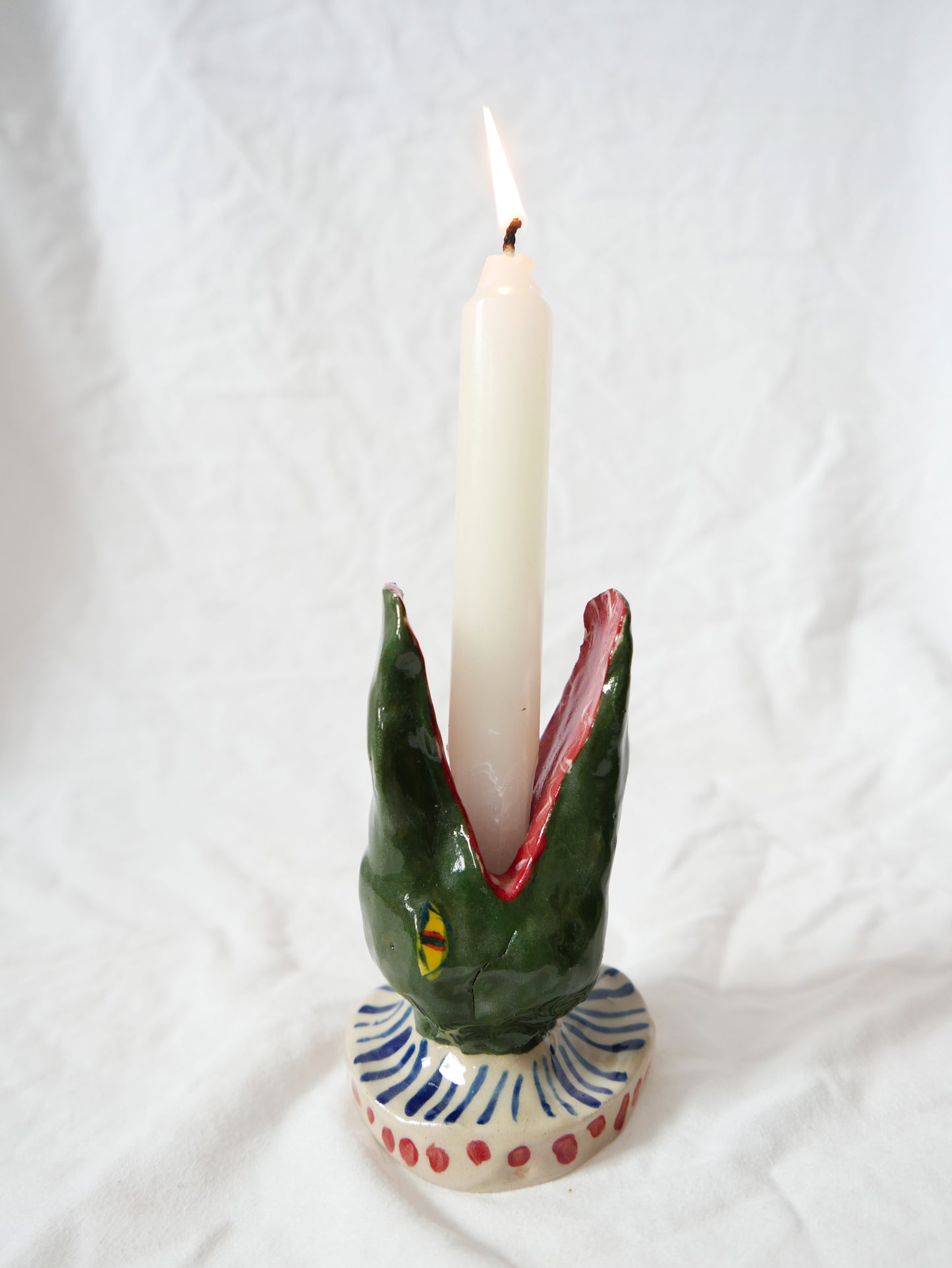 Crocodile Candlestick Holder