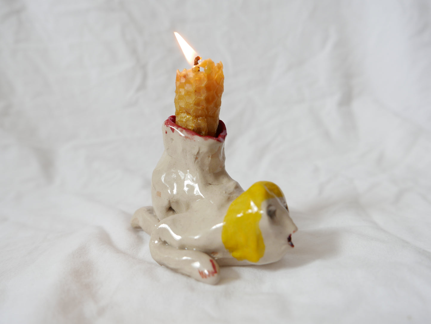 Nude Woman Candlestick Holder