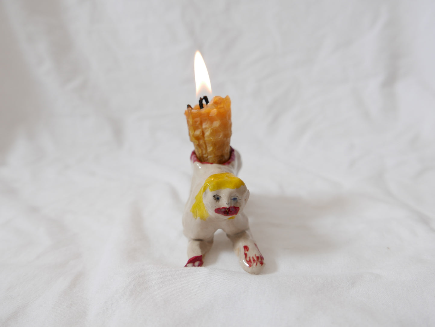 Nude Woman Candlestick Holder