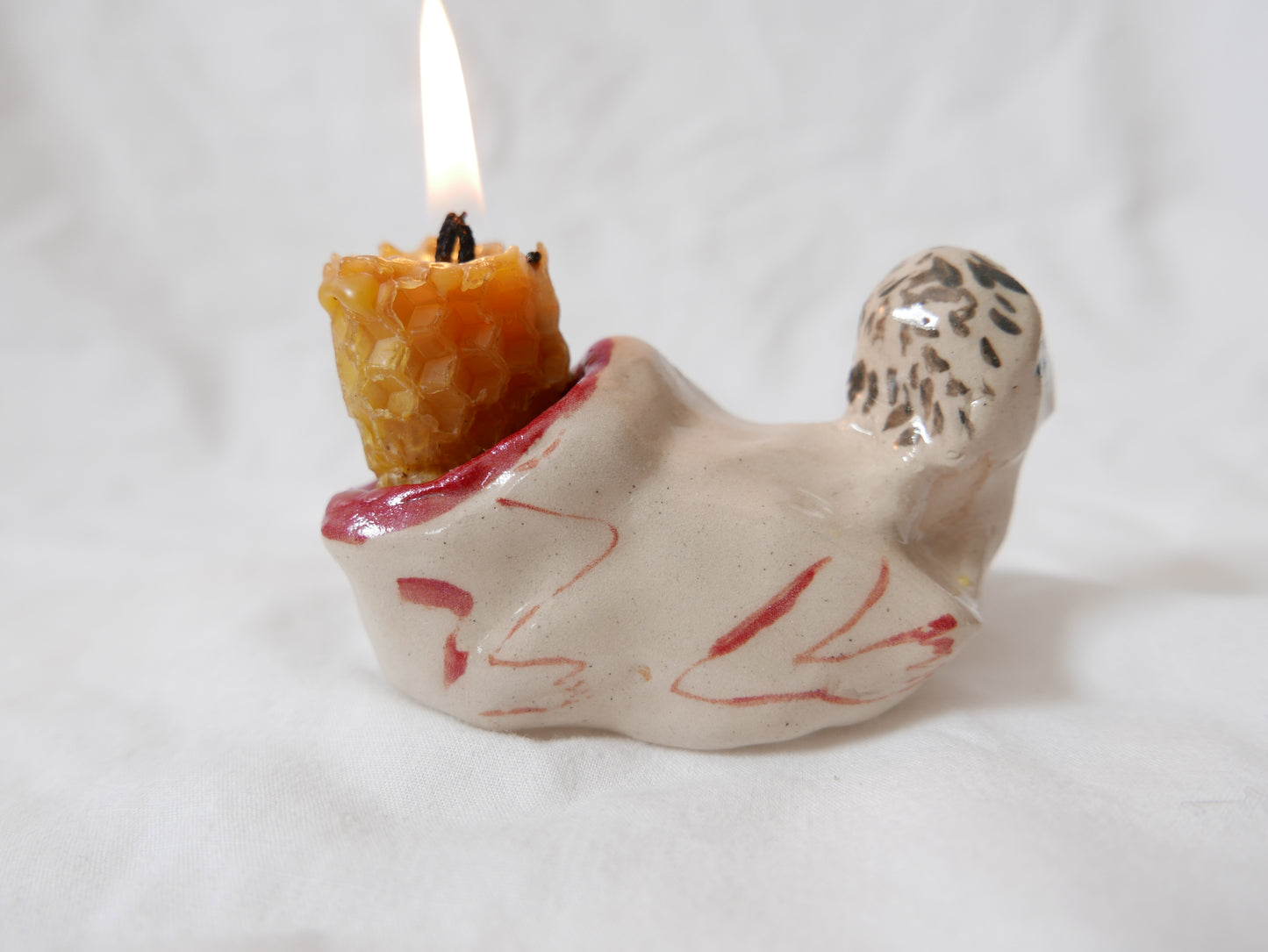 Nude Man Candlestick Holder
