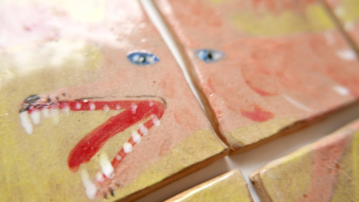 A Very Angry Poodle - Tiles