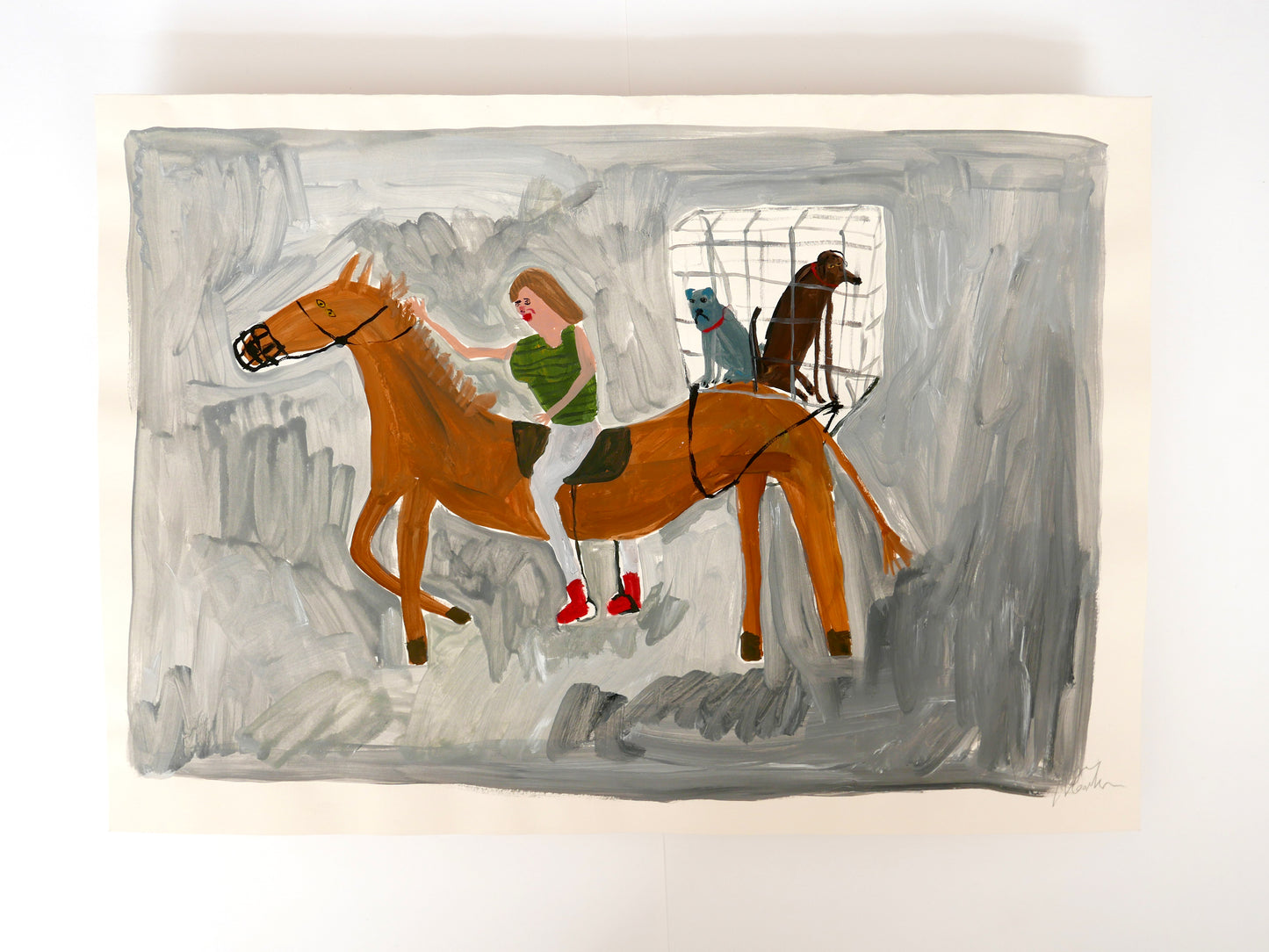 Women and Their Dogs: Horse Riding
