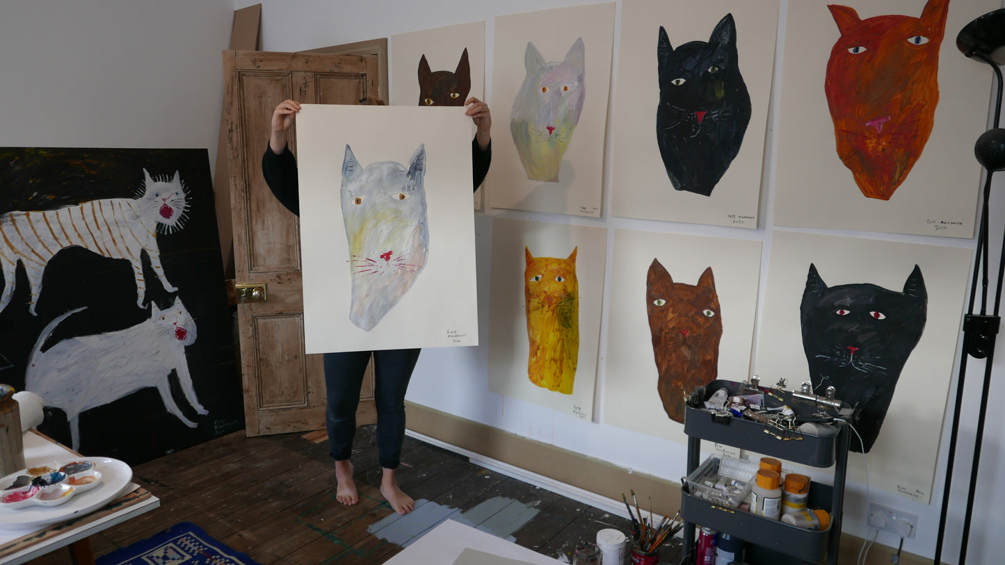 The Giant Cat Collection - Original Painting - Poe