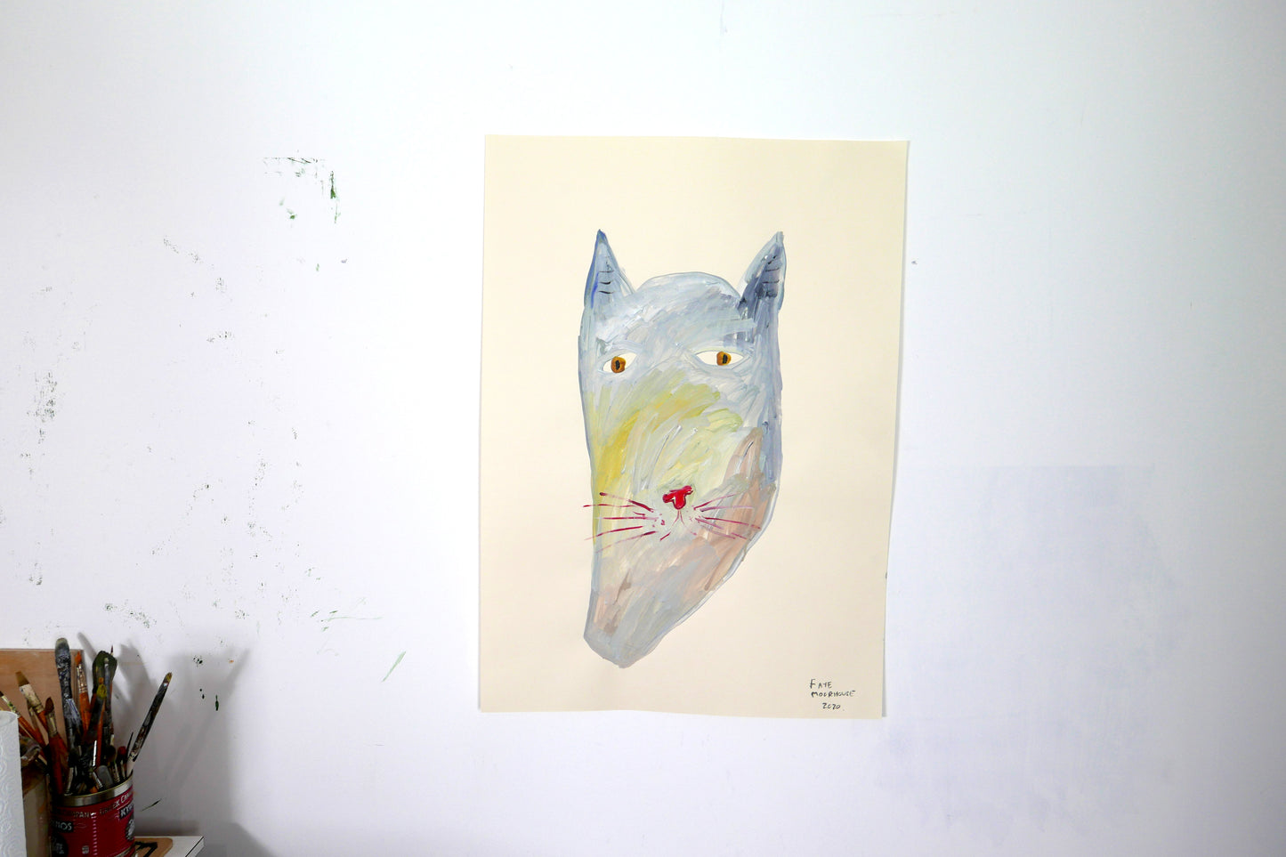 The Giant Cat Collection - Original Painting - Poe