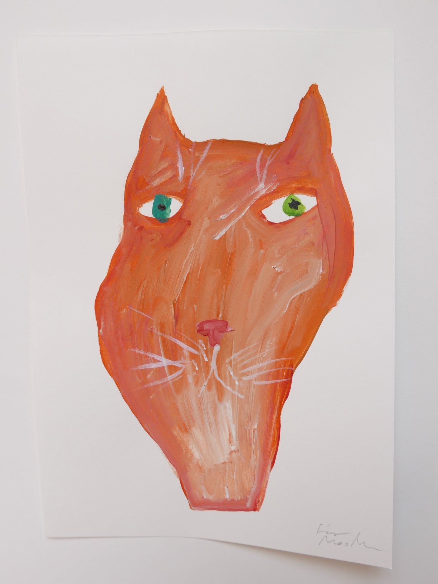 Small Big Cat Face reserved for F R