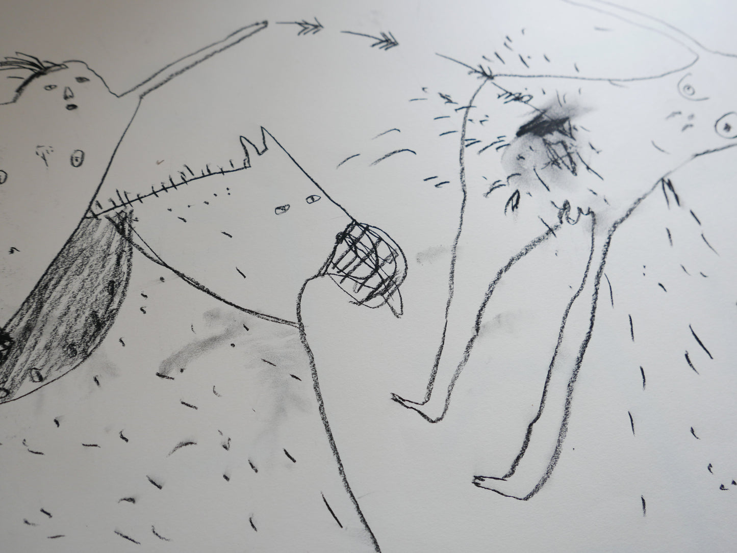 A Fight. Shot in the hip. No Feet.