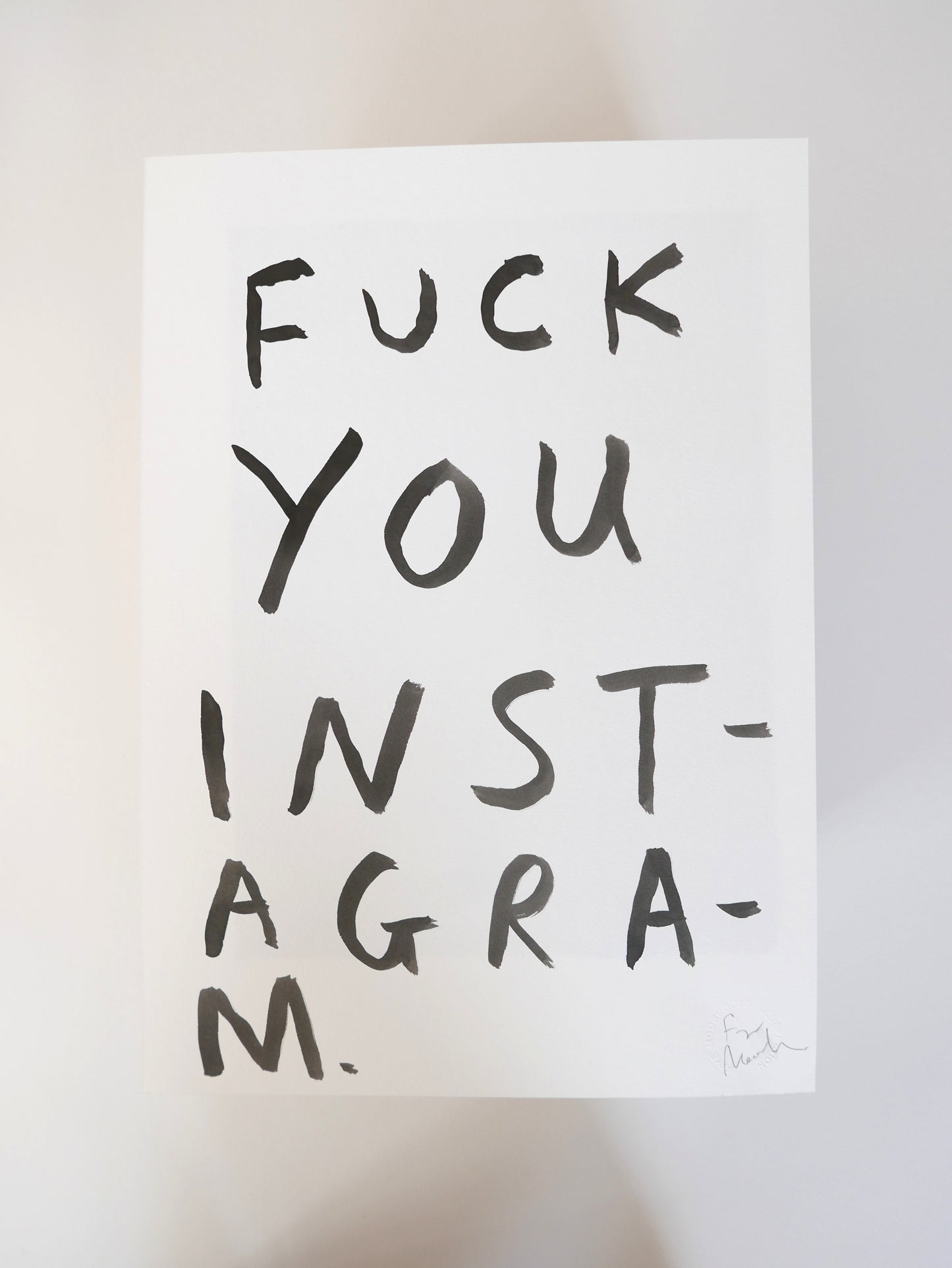 Fuck You Instagram
