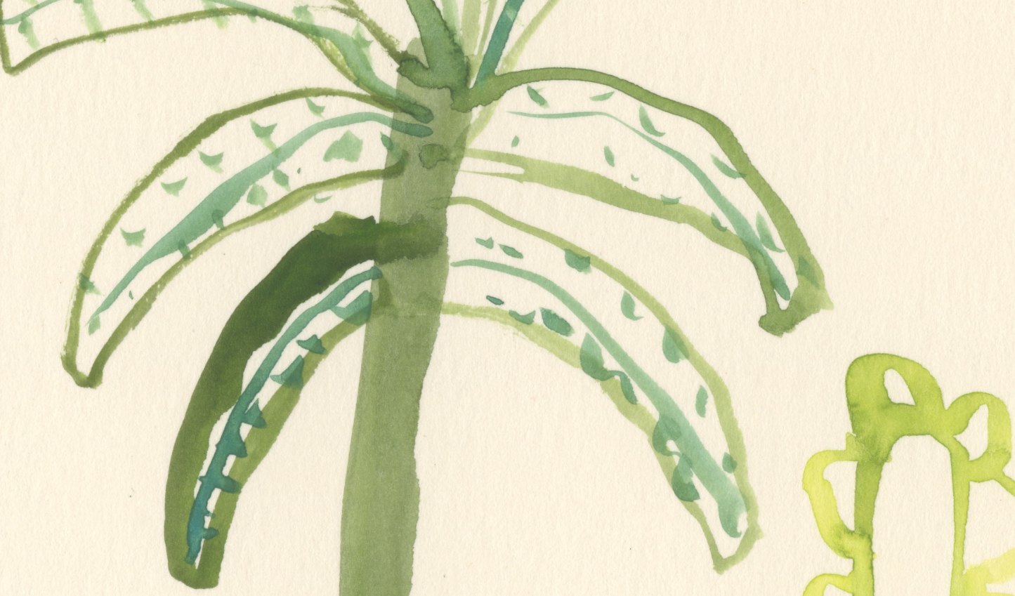 Painting on Paper - A Small Tree Study 009