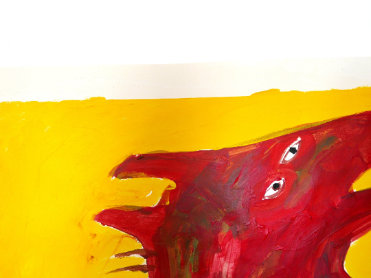 A Bucking Red Horse