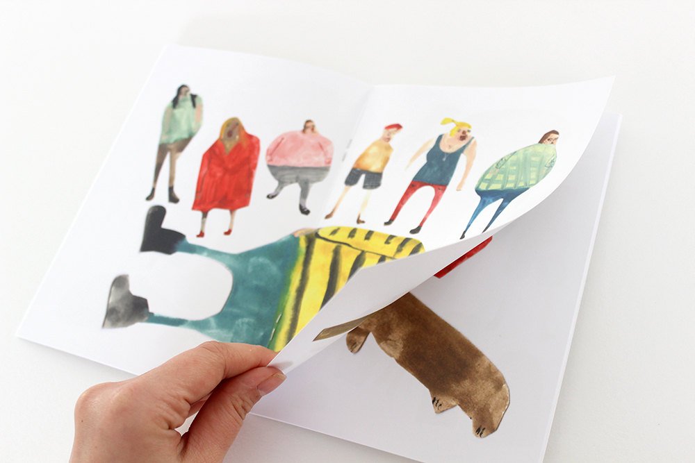 CUT AND STICK || Limited edition art and craft activity zine || Faye Moorhouse