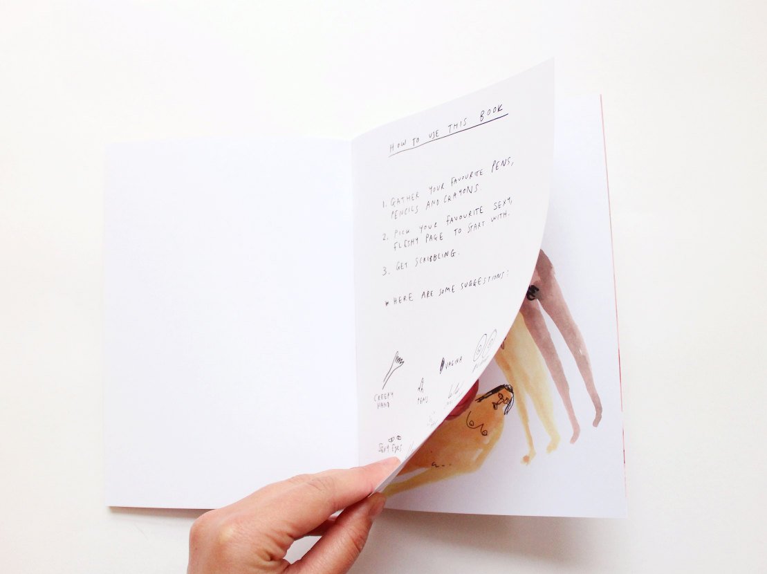 Art Zine - Adults only colouring activity book || Make Your Own Orgy - New compact edition