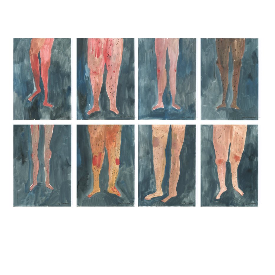 Original Faye Moorhouse Painting || LEGS ELEVEN 001
