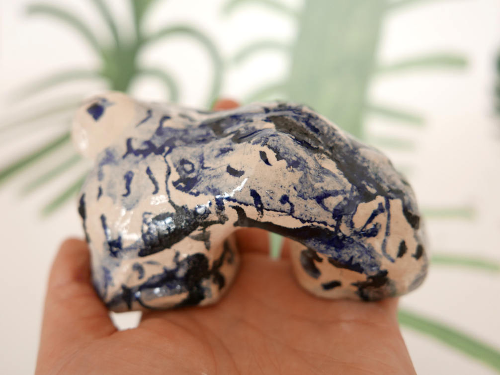 Ceramic Beast | Original Faye Moorhouse Pottery | Free International Shipping