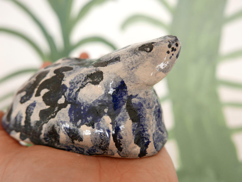 Ceramic Beast | Original Faye Moorhouse Pottery | Free International Shipping