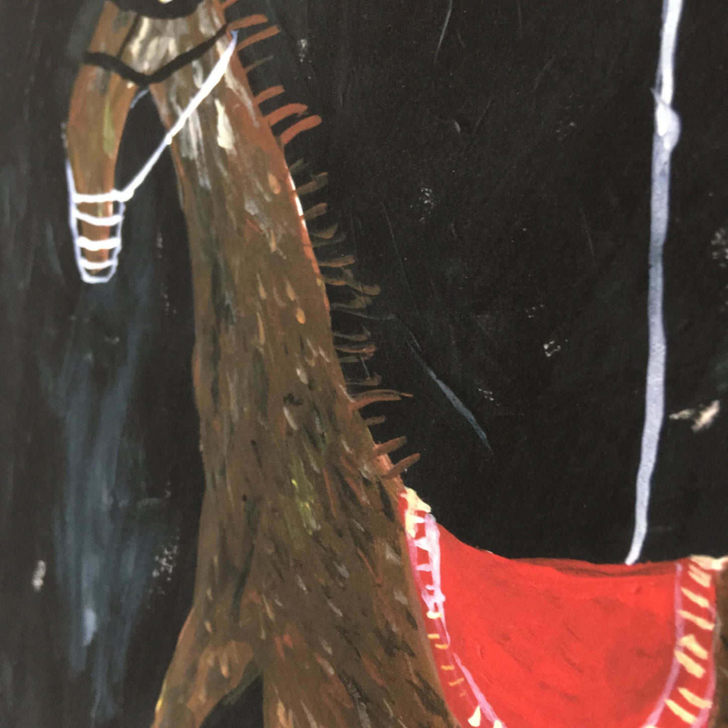 Limited Edition Hand Finished Art Print || Fierce Horse Fierce Horse || FAYE MOORHOUSE