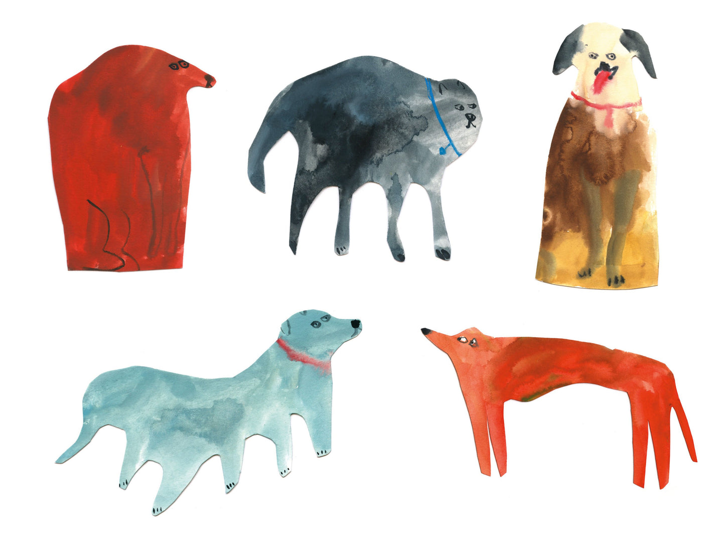 Dog Vinyl Sticker Pack | Woof Woof Sticky Doggies || Faye Moorhouse