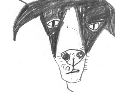 Original Dog Art Drawing || PIG DOG