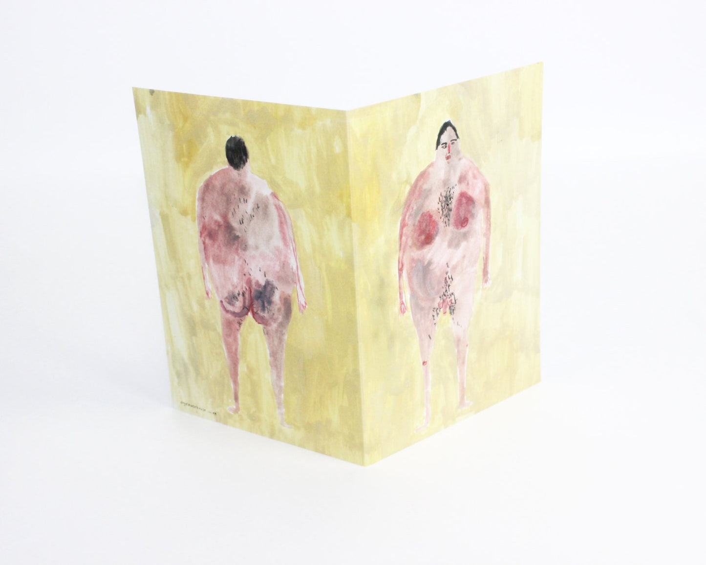 Funny valentines card || Naked Man