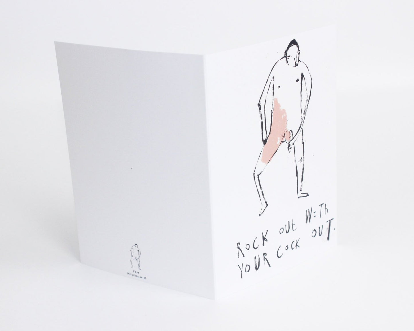 NSFW Naughty Rude Greetings Card || Rock Out With Your ......... Out