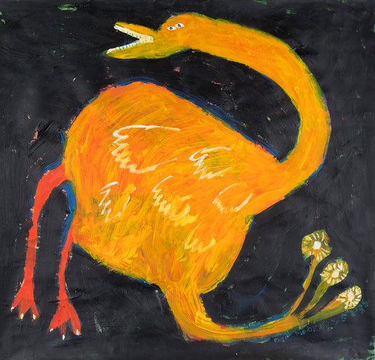 Orange Peacock-Goose