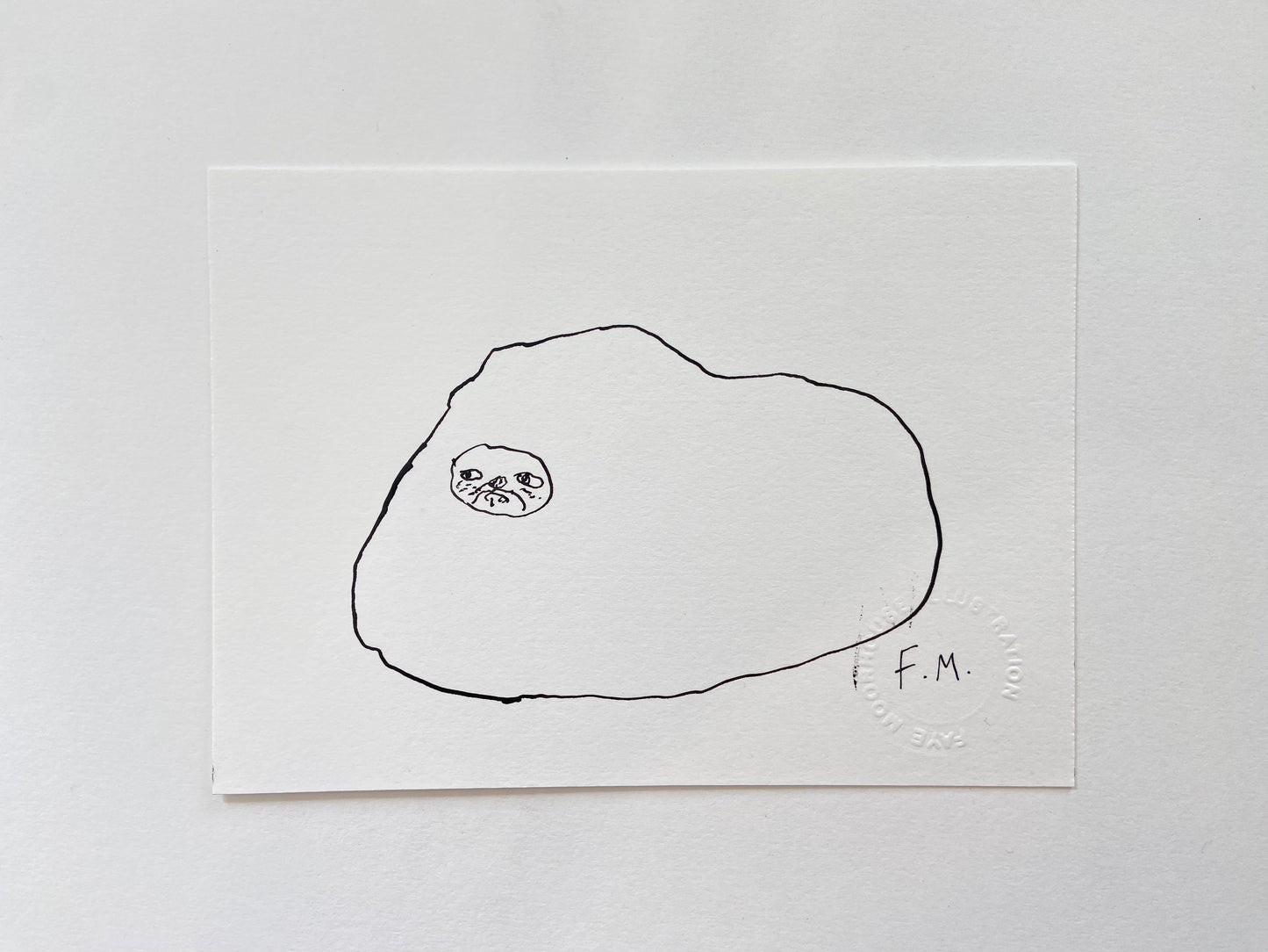 Pekingese Ink Drawing