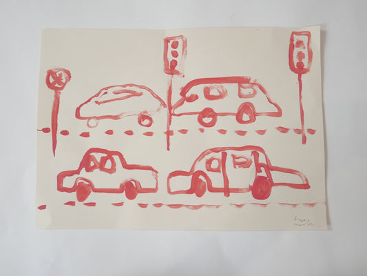 A Pink traffic Jam