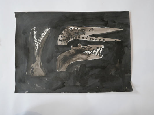 Crocodiles at Nighttime