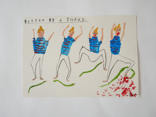 Bitten by a snake