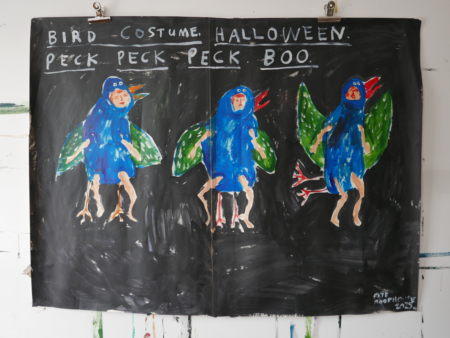 Bird Costume. Halloween. Peck Peck Boo.