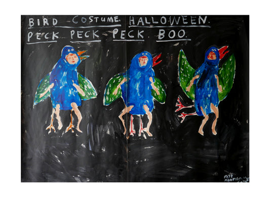 Bird Costume. Halloween. Peck Peck Boo.