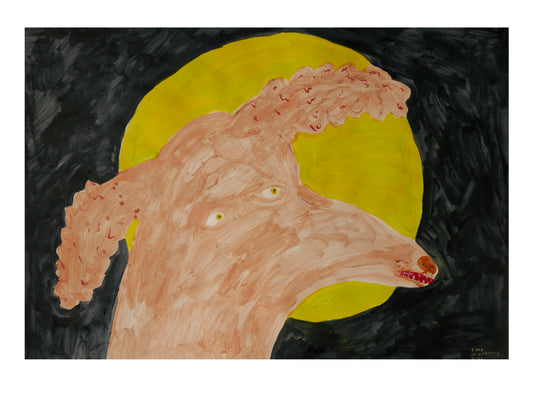 Poodle On A Full Moon