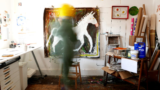 Fierce Horse Yellow Eyes