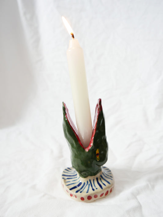 Crocodile Candlestick Holder