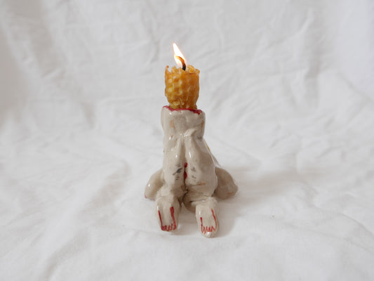 Nude Woman Candlestick Holder
