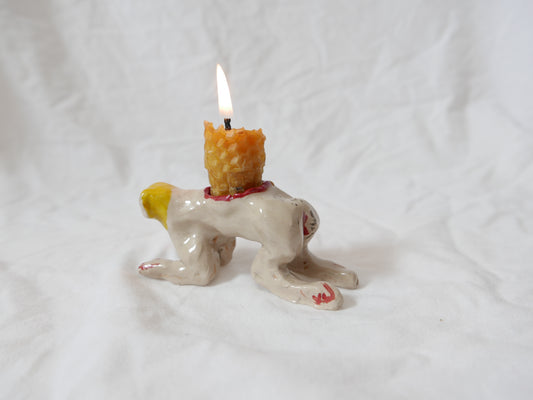 Nude Woman Candlestick Holder