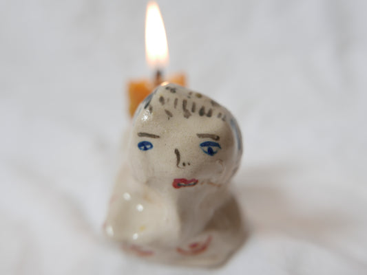Nude Man Candlestick Holder