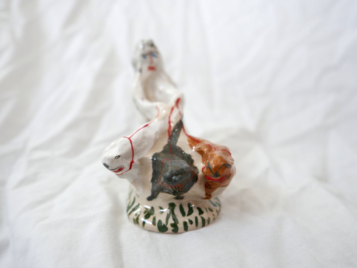 Sad and Shocked Dog Walking Lady