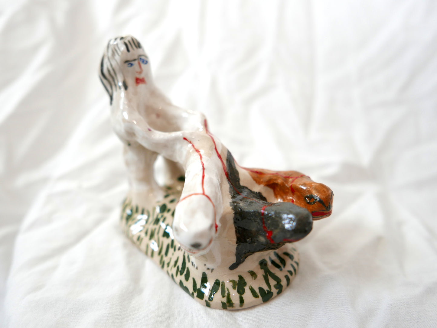 Sad and Shocked Dog Walking Lady