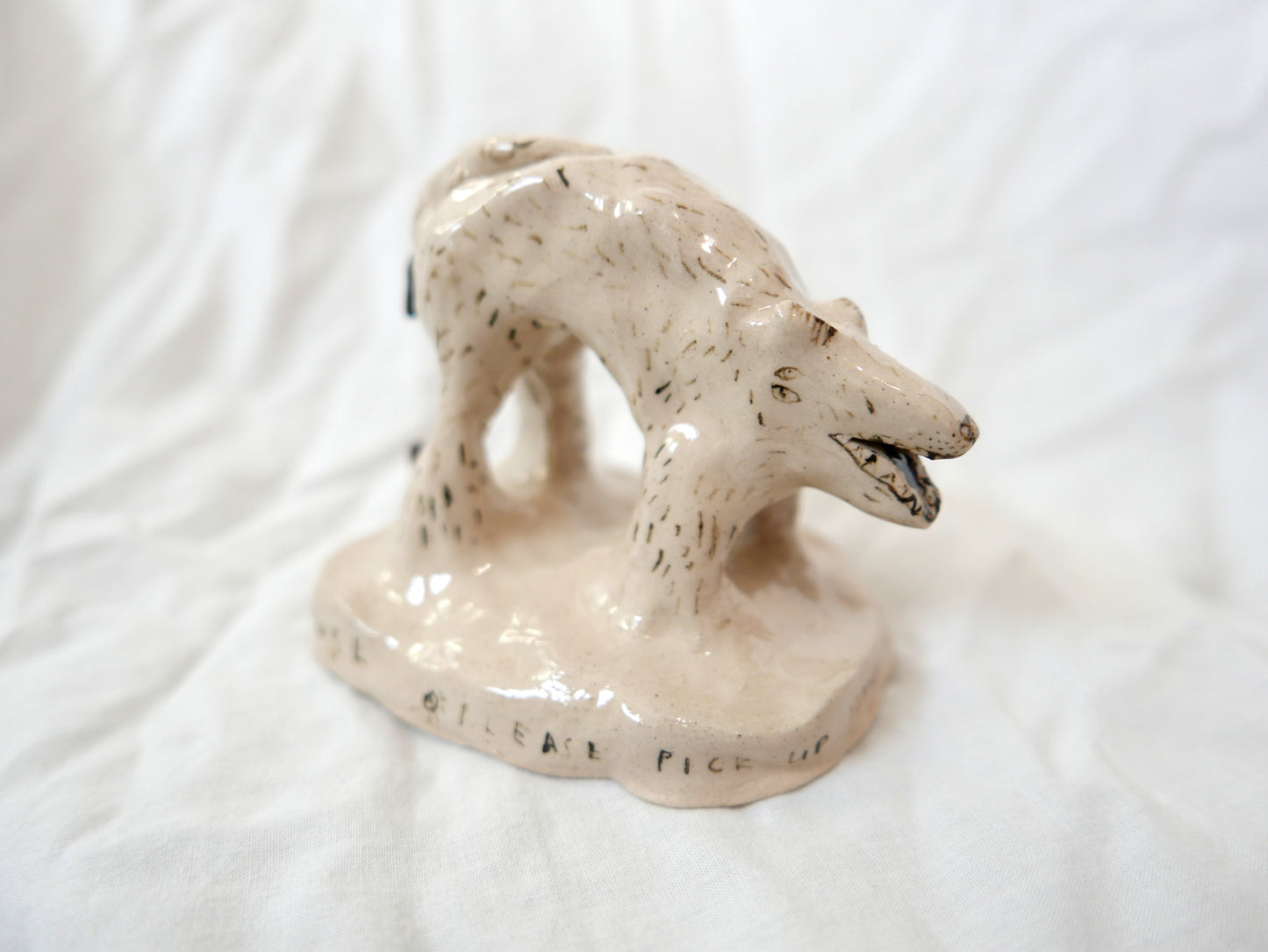 Please pick up your dog poo we keep treading in it