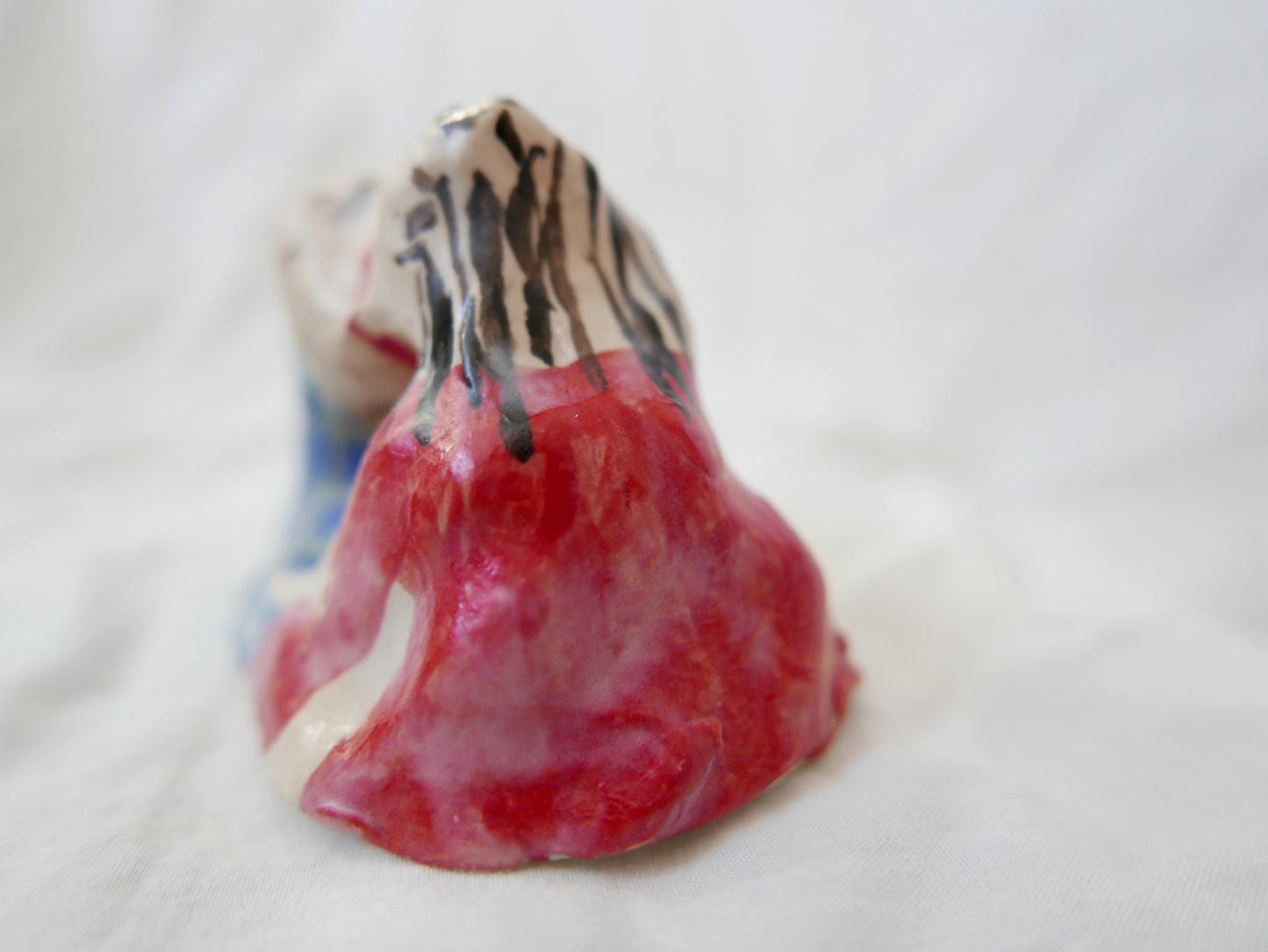 Kissers In Blue and Red